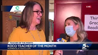 Mustang Public Schools teacher named KOCO 5 October Teacher of the Month