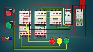 star delta starter control circuit diagram ! star delta connection