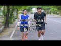 Denny Caknan joging bareng Eri Pras