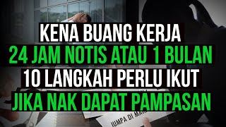 Kena buang kerja notis 24 jam atau 1 bulan apa perlu buat? | saje sembang