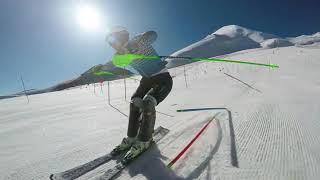 Saas-Fee Summer 2019 slalom shots
