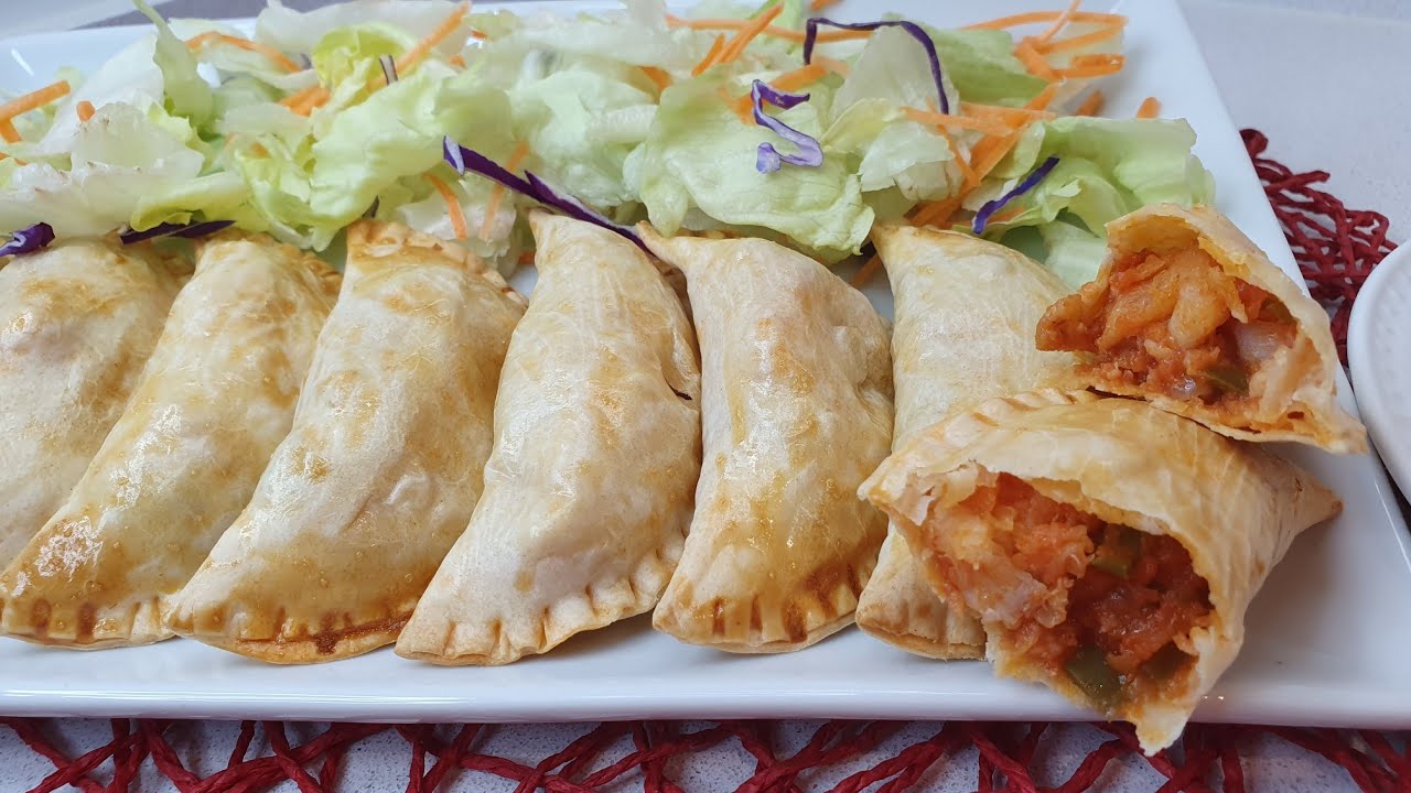 EMPANADILLAS DE BACALAO CON PIMIENTOS. Receta Fácil!! - YouTube