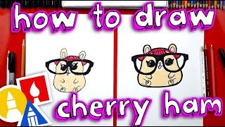 How To Draw An LOL Surprise Pet Cherry Ham + We Open A Real One!