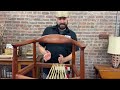 how to weave the chair hans wegner s classic round chair