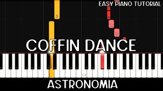 Coffin Dance (Easy Piano Tutorial)