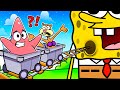 Roblox Cart Ride into SPONGEBOB with Patrick & Sandy!