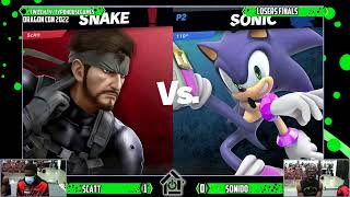 Dragon Con 2022 - ScAtt(Snake) Vs Sonido(Sonic) - Losers Finals