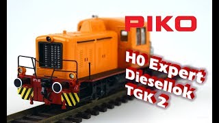 PIKO [059EN subtitle] H0 Expert diesel locomotive TGK 2 \