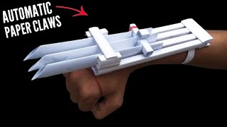 How to Make Wolverine Claws with Paper | How to make X-men claws |