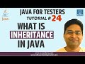 Java for Testers #24 - Inheritance in Java | Types of Inheritance