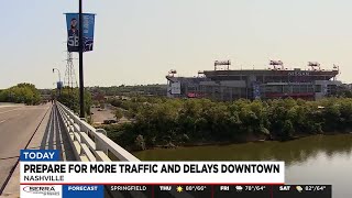 Road closures for events begin this weekend in downtown Nashville