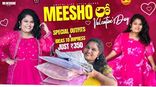 “Valentine’s Day Special Outfits from Meesho | Budget-Friendly \u0026 Trendy Fashion Haul ❤️✨” ❤️❤️🛍️🛍️