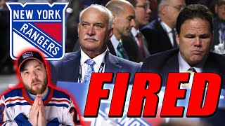 New York Rangers FIRE GM \u0026 President!