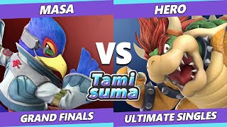 TAMISUMA 187 GRAND FINALS - Hero (Bowser, Snake) Vs. MASA (Falco) Smash Ultimate SSBU