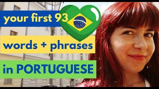 💡 Portuguese 101: Your First 93 Words + Phrases and How To Pronounce Them Like a True Brazilian