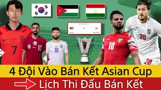 🛑Xác Định 4 Đội Vào Bán Kết Asian Cup 2023 | Lịch Thi Đấu Bán Kết, Chung Kết