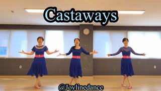 Castaways - Linedance(High Improver)#Heather Barton \u0026 Gregory#castaways@JoyLinedance-x3w