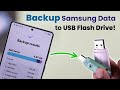 How to Back Up Your Entire Samsung phone to a USB Flash Drive! [PenDrive]