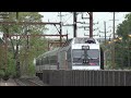 nj transit hd 60fps morristown line train 6607 @ convent station w alp 45dp 4525 5 10 17