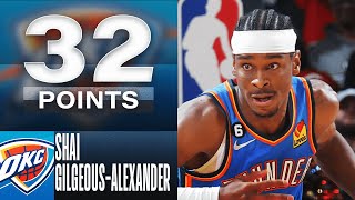 Shai Gilgeous-Alexander GOES OFF For 32 Points In Thunder #ATTPlayIn W! | April 12, 2023