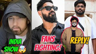 Emiway Fans Vs Kr$na Fans In Mumbai! Gaush Reply For Hithuman! Eminem India Show Announced!