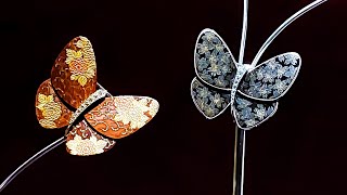 故宮特展-蝴蝶胸針及紋瓷-大美不言_Butterfly Clip-National Palace Meseum Taipei Taiwan