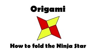 How to fold the Origami Ninja Star