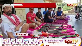 ગુજરાતમાં ઠેર-ઠેર કરાયું શસ્ત્ર પૂજન