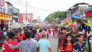 അഷ്ടമി കാഴ്ചകൾ കണ്ടു ബീച്ചിൽ നിന്നും പടിഞ്ഞാറേ നടയിലേക്ക് ഒരു യാത്ര  | Vaikom Ashtami | 4K