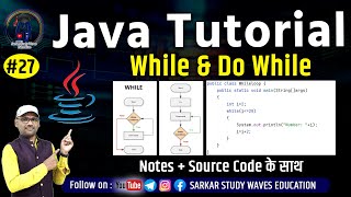 27. While and Do While Loop | JAVA Programming Tutorial | Java Looping Statement By Arvind