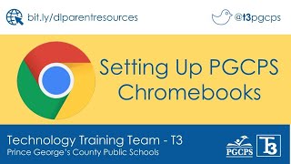 Setting up a PGCPS-issued Chromebook