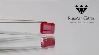 Burmese Ruby Octagon Cut Clean Quality