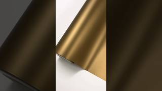 Satin Chrome Silk Champagne Gold Vinyl Wrap - MP25/PET