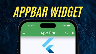 🎯 Flutter App Bar Widget Tutorial 🔥 Build Like a Pro!