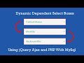 Dynamic Dependent Select Box using jQuery Ajax & PHP || php ide