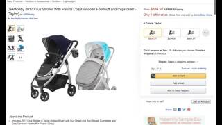 UPPAbaby 2017 Cruz Stroller With Pascal CozyGanoosh Footmuff and CupHolder - (Taylor) Review