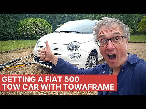 Can you tow a Fiat 500 behind a motorhome?