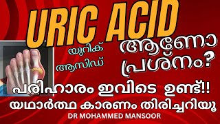 യൂറിക് ആസിഡ് എങ്ങിനെ കൂടുന്നു? യഥാർത്ഥ കാരണം ഇതാണ്! Uric Acid | ഭക്ഷണ ക്രമീകരണം എങ്ങിനെ?