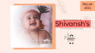 SHIVANSH'S RICE CEREMONY | MIRROR PHOTOGRAPHY |