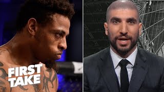 Greg Hardy shouldn't be on the same UFC Fight card as Rachael Ostovich - Ariel Helwani | First Take