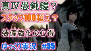 【ゆっくり実況】PC版黒い砂漠で放浪 #35　真Ⅳ愚鈍鎧？スタック狙い？　装備強化の心得