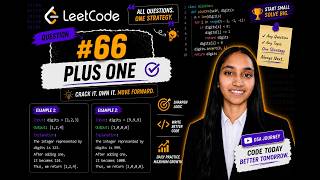 LeetCode 66: Plus One | Optimized C++ Solution Explained | Arrays Interview Question