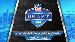 2024 NFL Draft Live Reaction & Breakdown (Round 1)