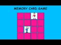 MEMORY CARD GAME || USING HTML, CSS AND JAVASCRIPT || WEB PROJECT || FOR BEGINNER