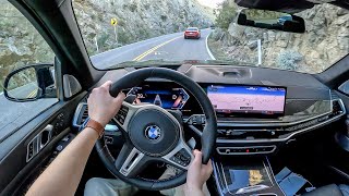 2023 BMW X7 M60i - POV Canyon Drive (Binaural Audio)