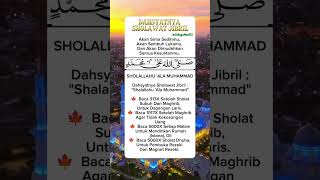 Dahsyatnya sholawat Jibril Untuk hajat agar cepat terkabul #foryou #kerezekian #waliallah #sholawat