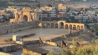 Roman Theatre and Hadrian Arch Jerash