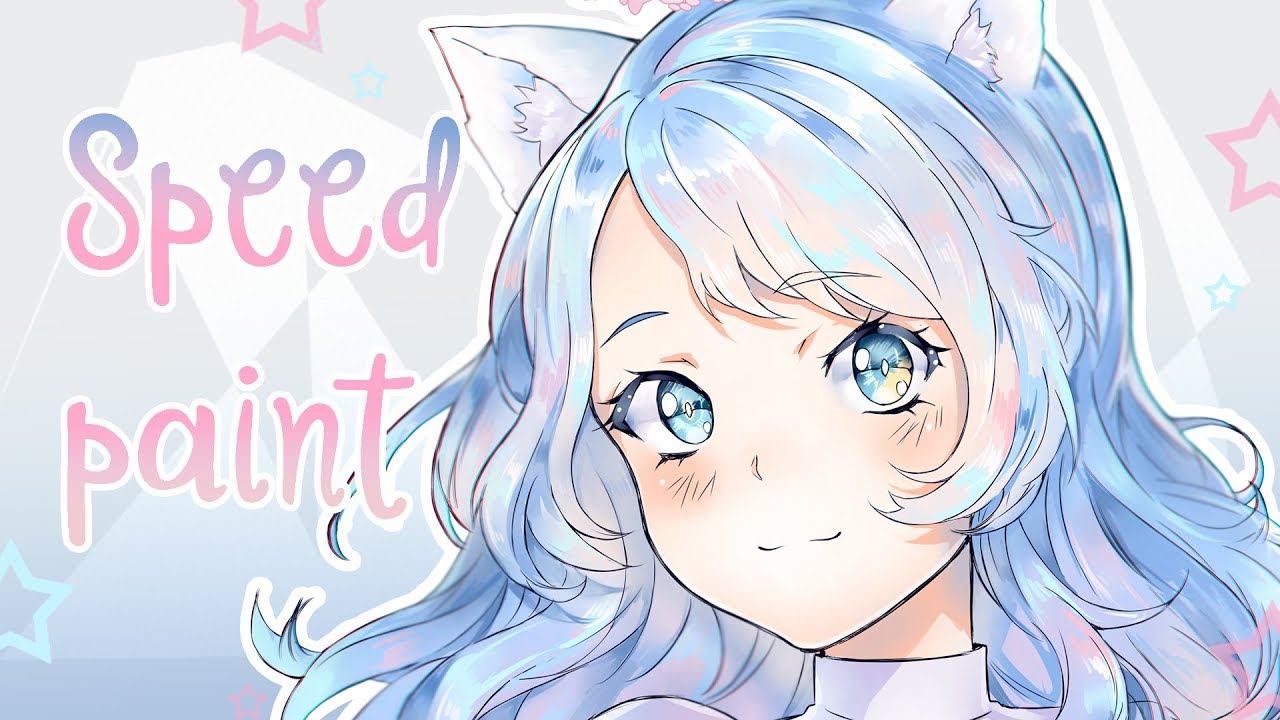 Speedpaint Sai Neko Anime Girl Youtube