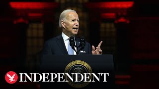 Watch moment Biden heckled by MAGA supporter chanting 'Let's go Brandon'