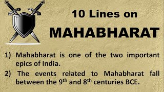 10 Lines on Mahabharat in English | Few Lines on Mahabharat in English | Few Sentences on Mahabharat